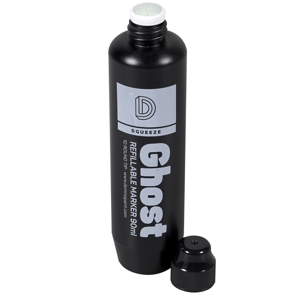 Domino Squeeze "Ghost" Marker (10mm) Empty - Schwarz