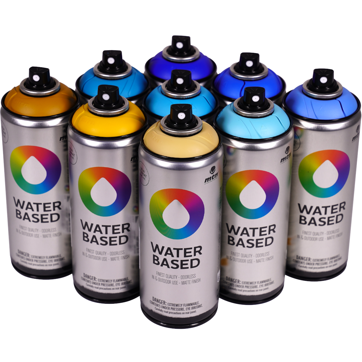 MTN Water Based "9er Paint Box Norge Sun Tones" (9x400ml)