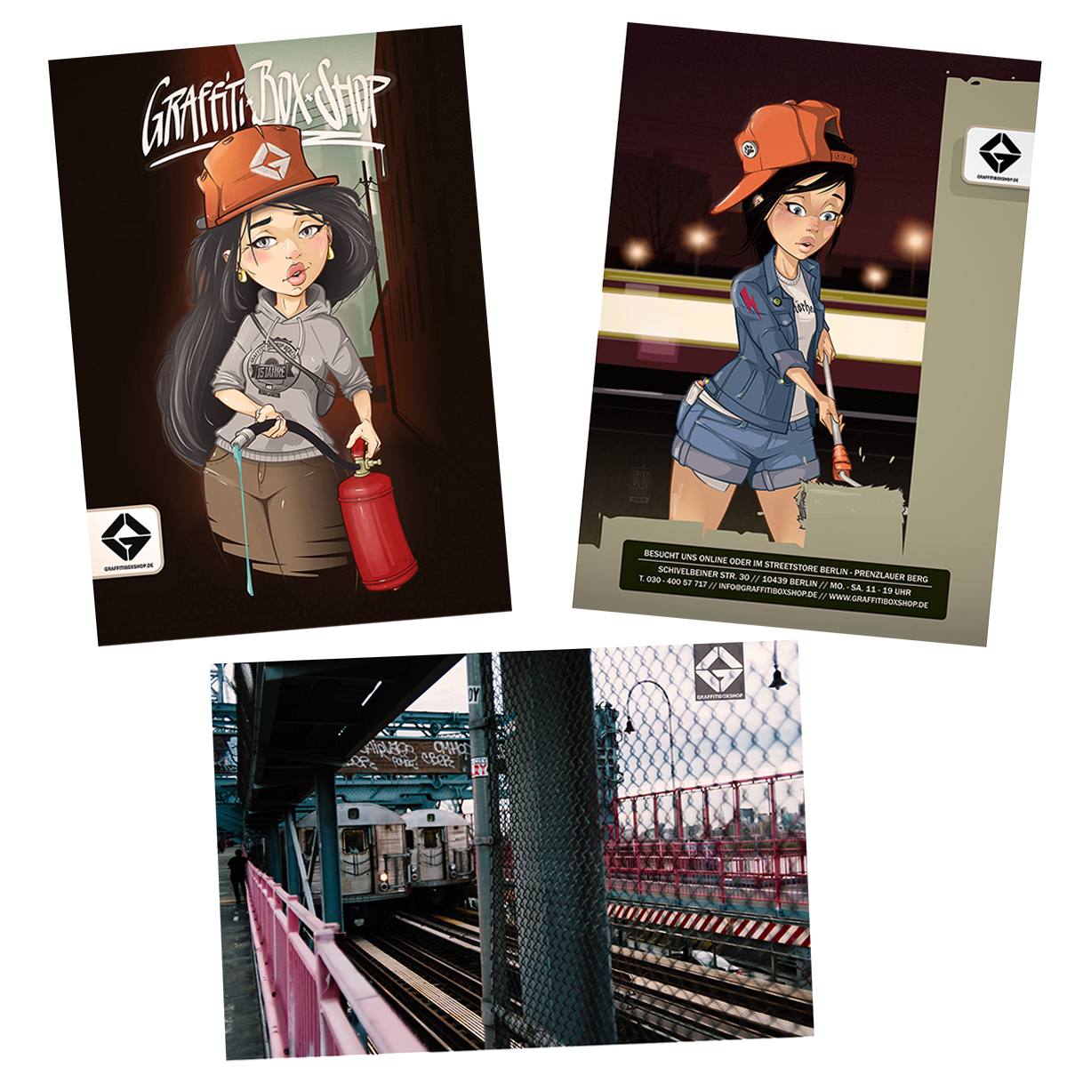 Graffitibox "3er Posterset #1" - DIN A1