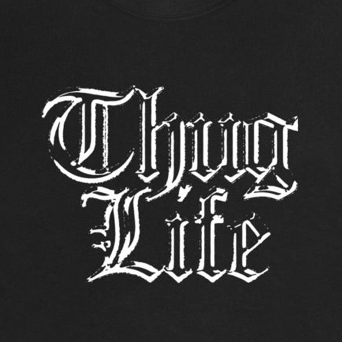 Mister Tee T-Shirt "Thug Life Wording" Black