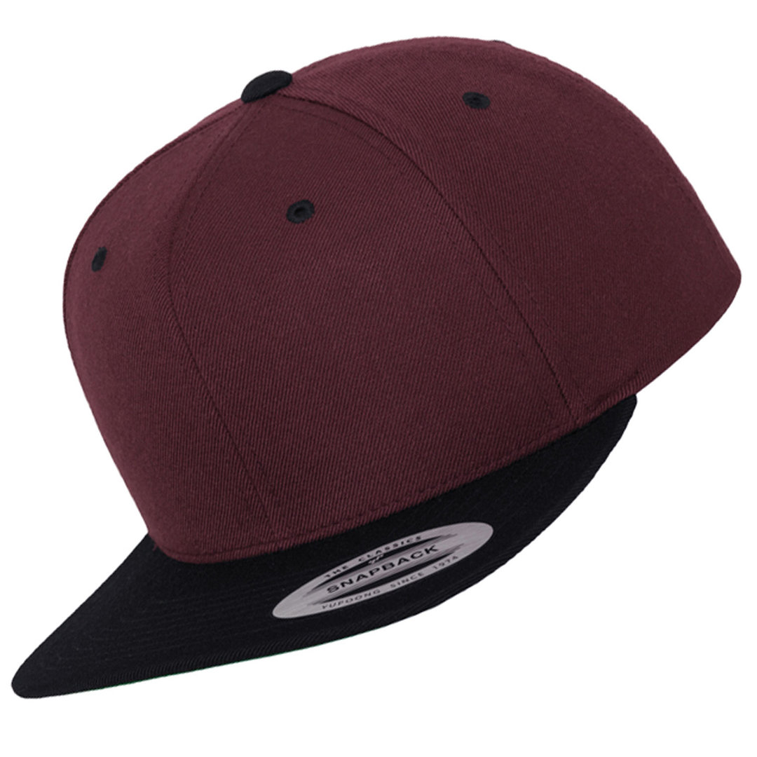 Flexfit "Classic Two Tones Snapback Cap" Maroon/Black