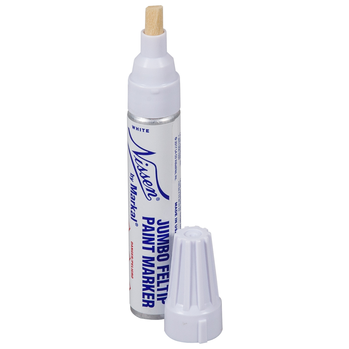 Markal "Jumbo Felttip Paint" Marker (8mm) - White