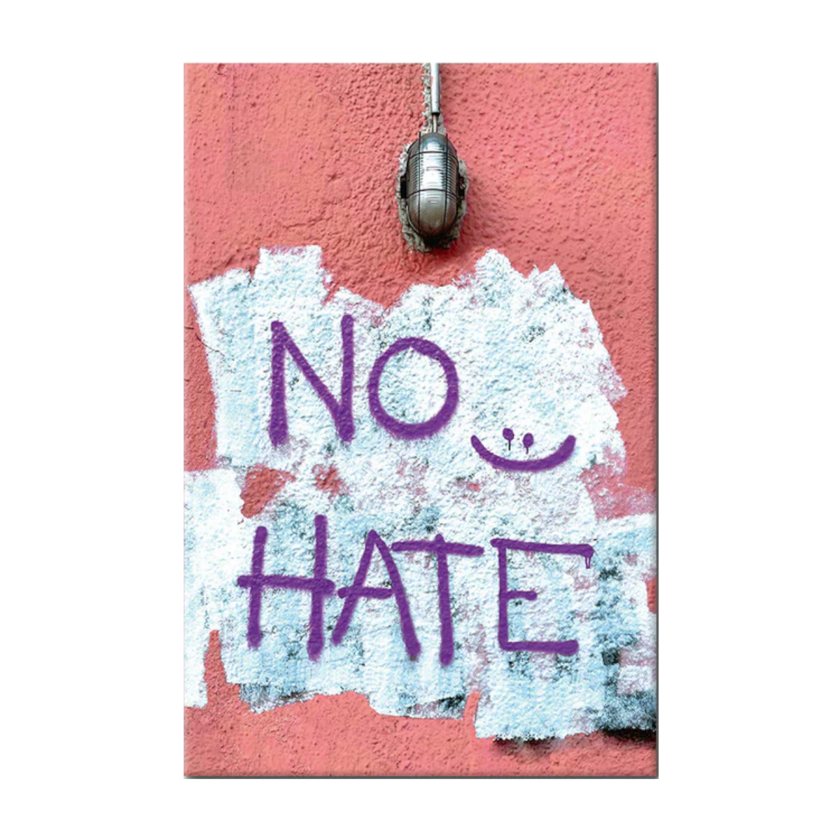 Kühlschrankmagnet "Notes Of Berlin - No Hate" (80x54mm)