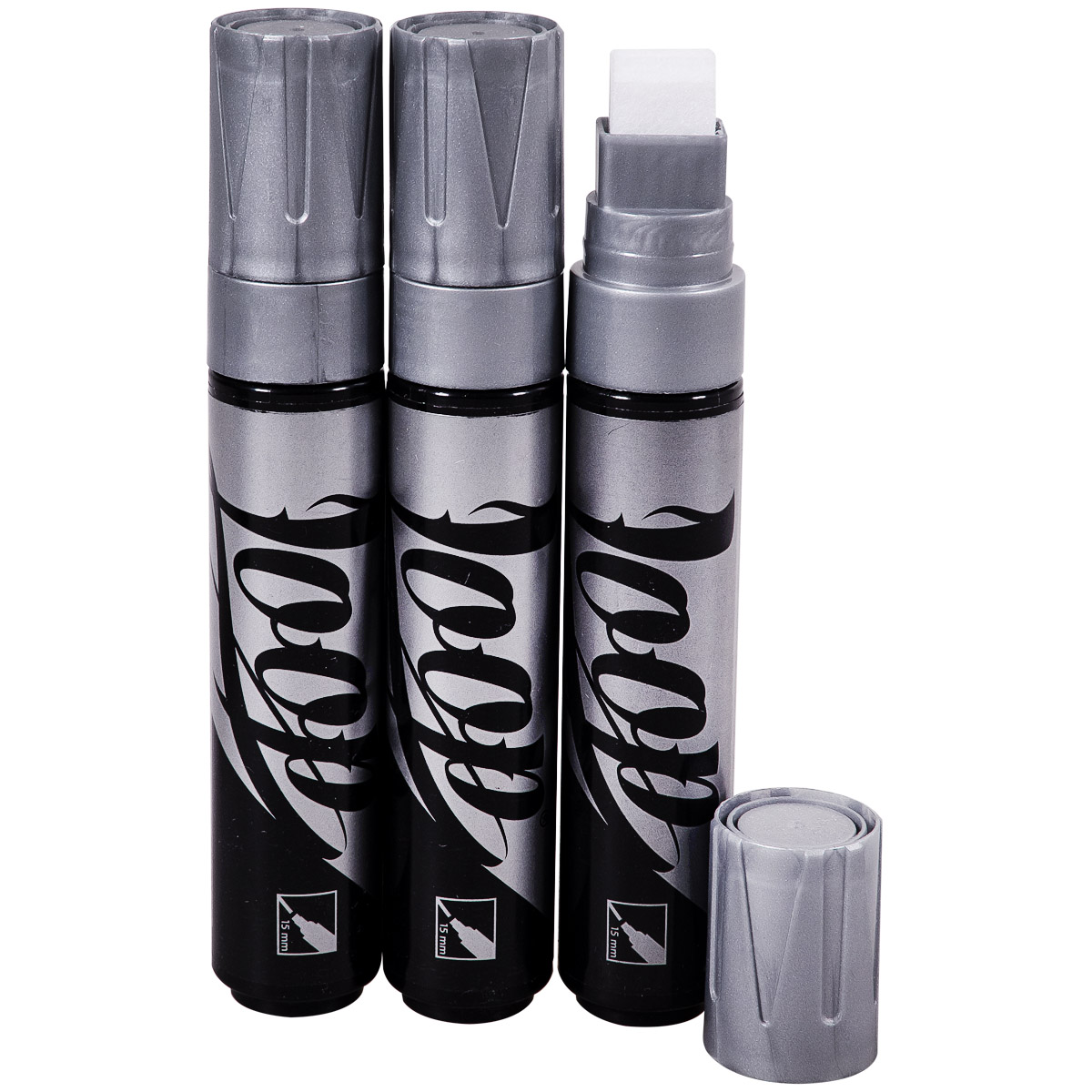 Loop "Paint Marker 3er Tryout Set - Silver" (15mm)