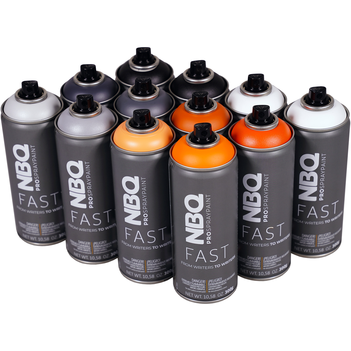 NBQ "New Fast" 12er Box Grey Orange (12x400ml)