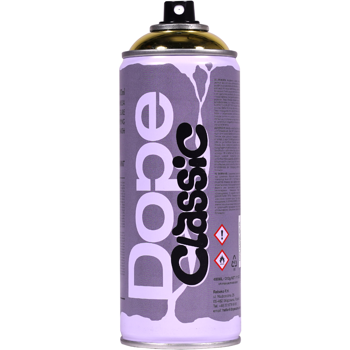 Dope "Classic Metallic" (400ml) - Gold Chrome D-500