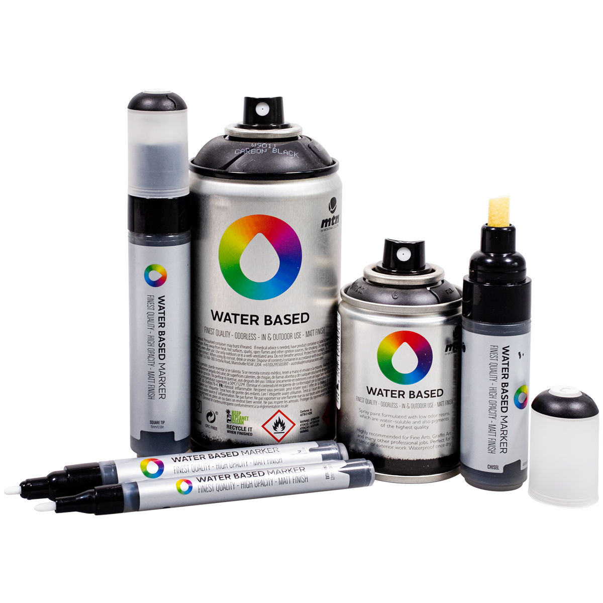 MTN "Water Based Starter Set - Carbon Black"