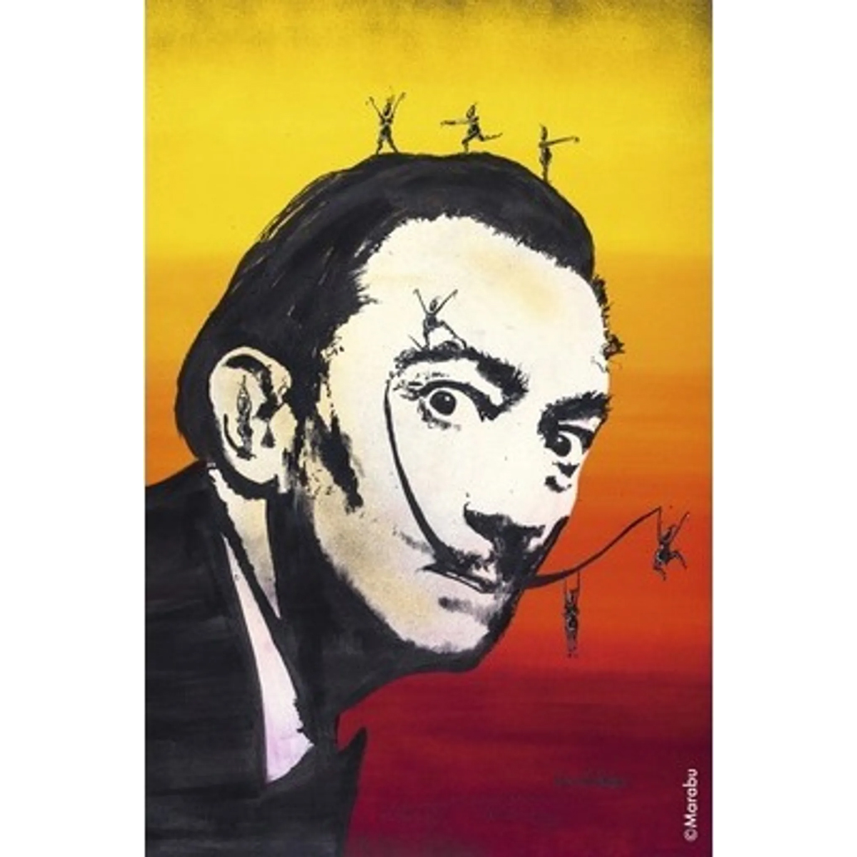 Marabu "Acryl Color" Acrylfarbe (100ml) Black