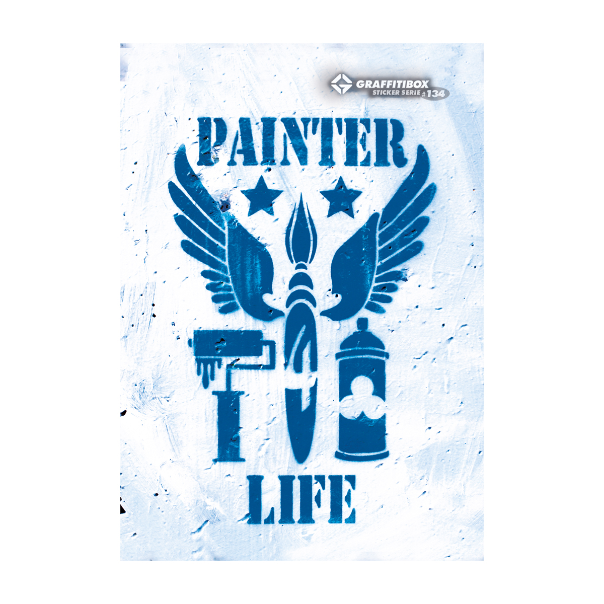 Super Deal "PAINTER 4 LIFE" Gbox Sticker Serie #134 (7x10cm)