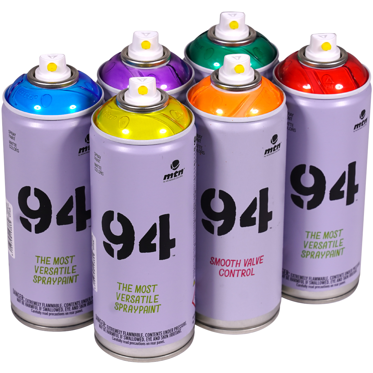 MTN 94 "Multi Color Sixpack Transparent" (6x400ml)