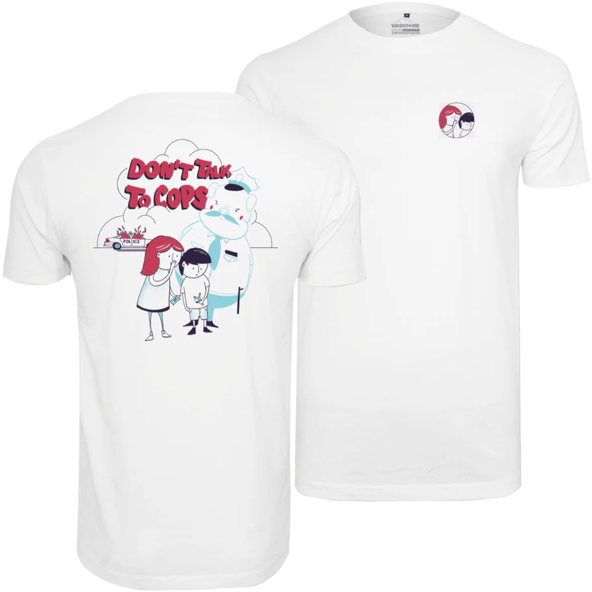 Abverkauf * T-Shirt "Don´t talk to Cops" White