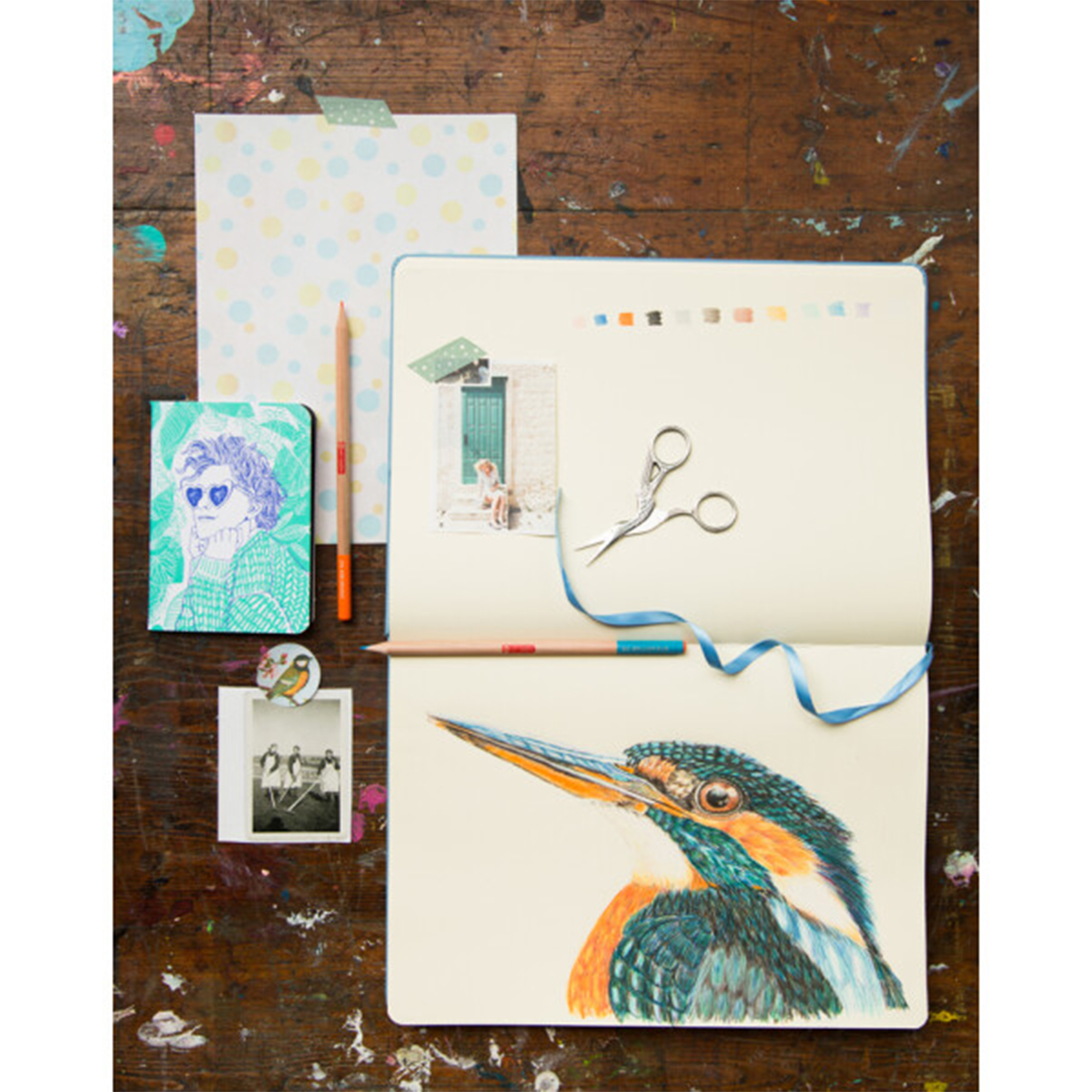 Talens "Art Creation Hardcover A4 Sketch-Notizbuch" (21x29,7cm) Hochformat - Weiß