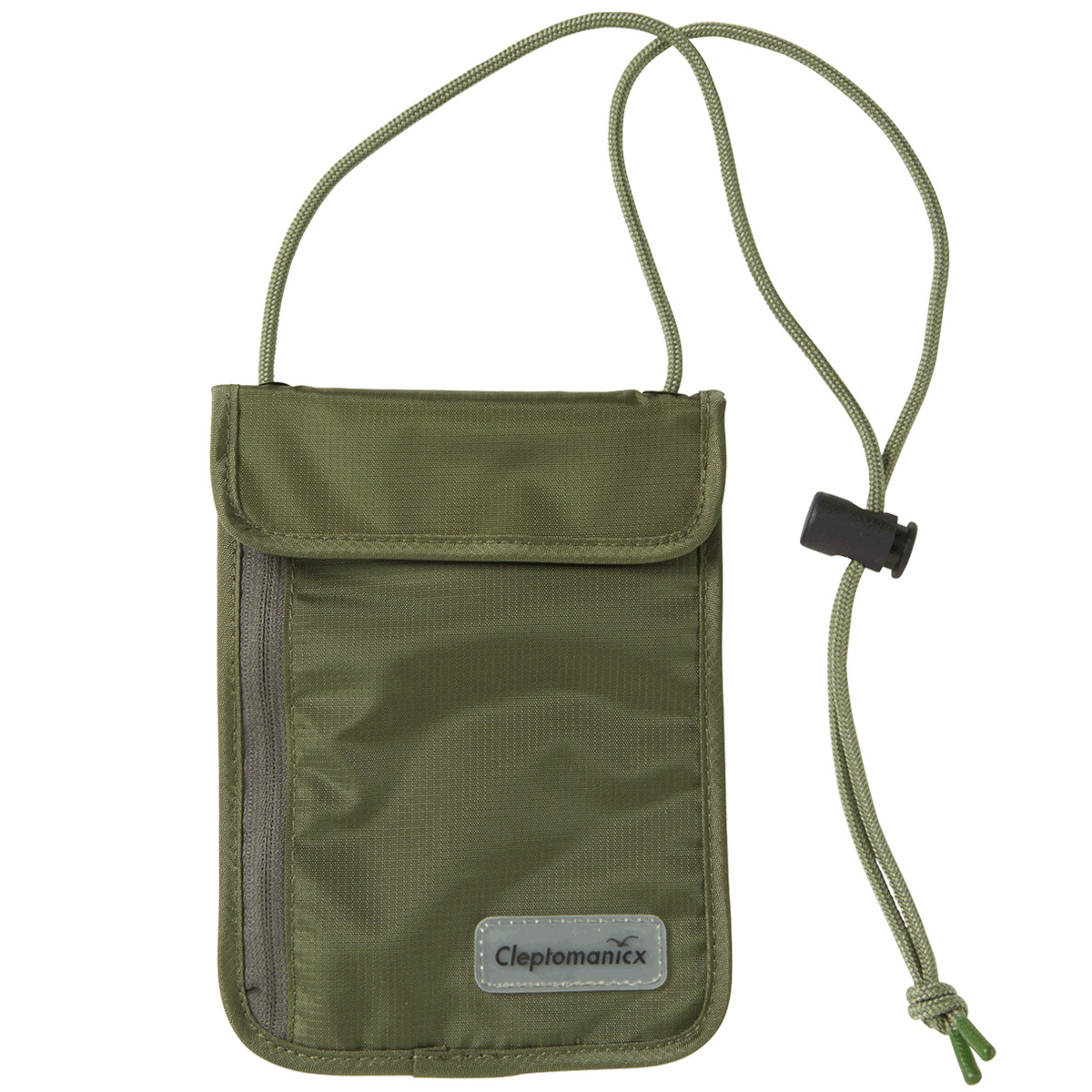 Cleptomanicx Wallet "Neck Pouch" Dusty Olive