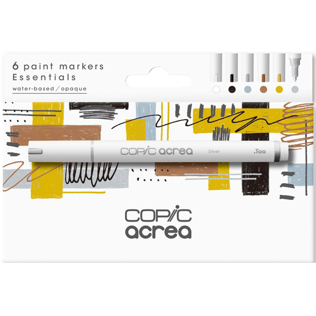 Copic "acrea Essentials 6er Set" Acrylmarker (0,8mm)