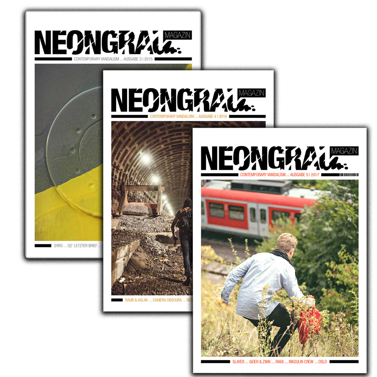 Magazin 3er Bundle "Neongrau #3 #4 #5"