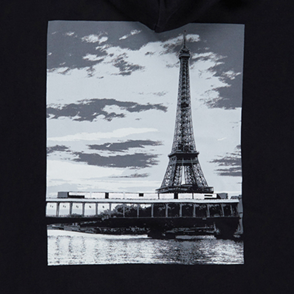 1UP Hoodie "Paris" Black