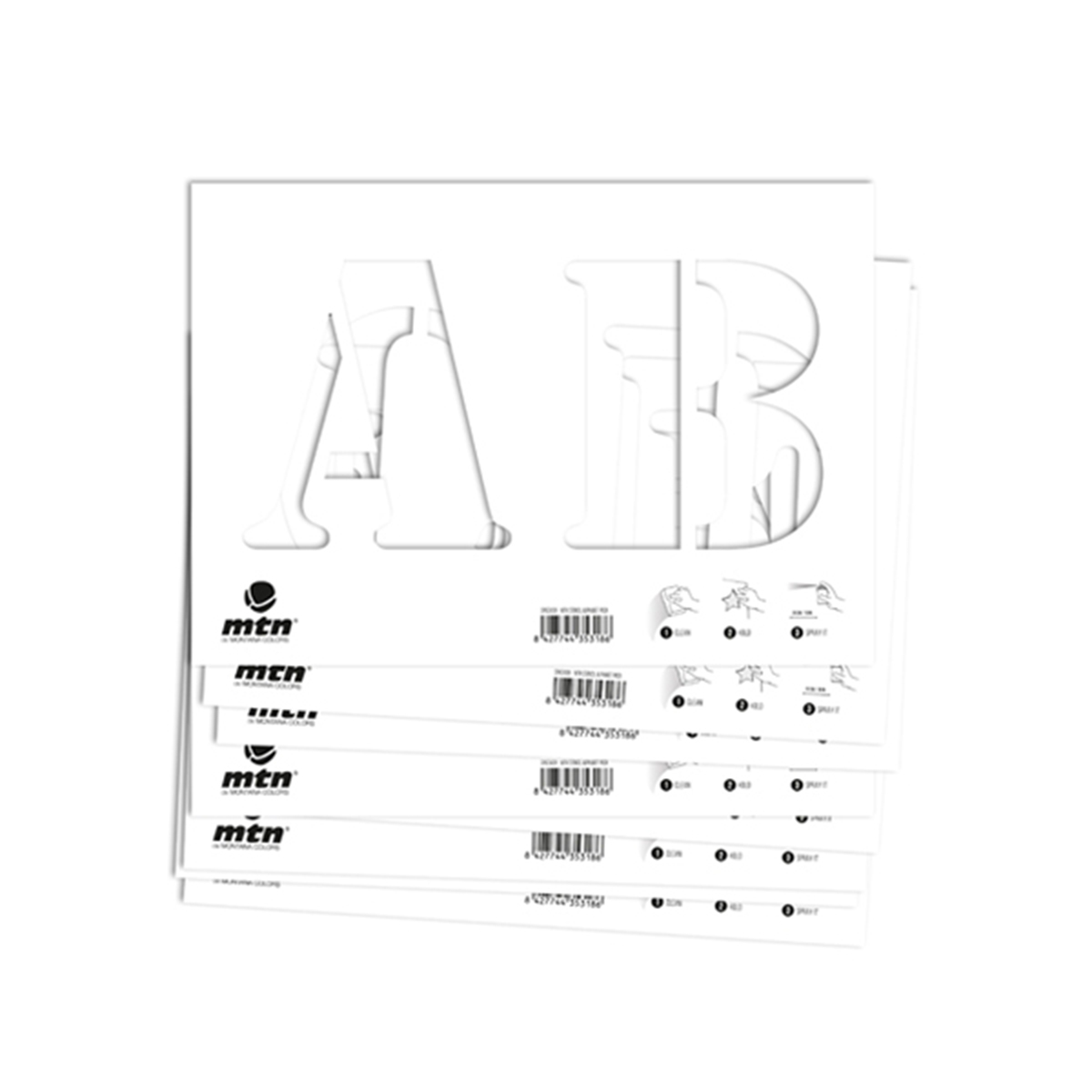 MTN Schablone "Alphabet"