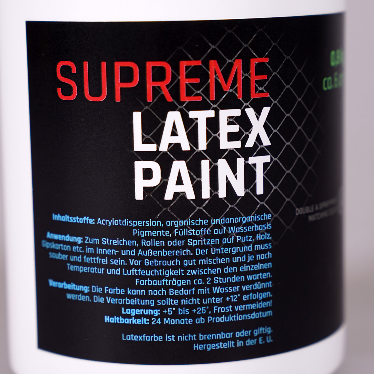 Supreme "Latex Paint" 0,8kg White