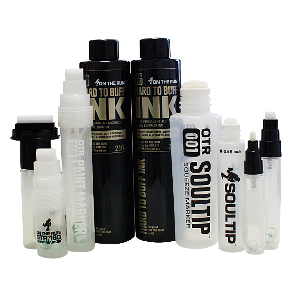 OTR.970 Hard To Buff Ink (2x210ml) Set inkl. 7x Leermarker