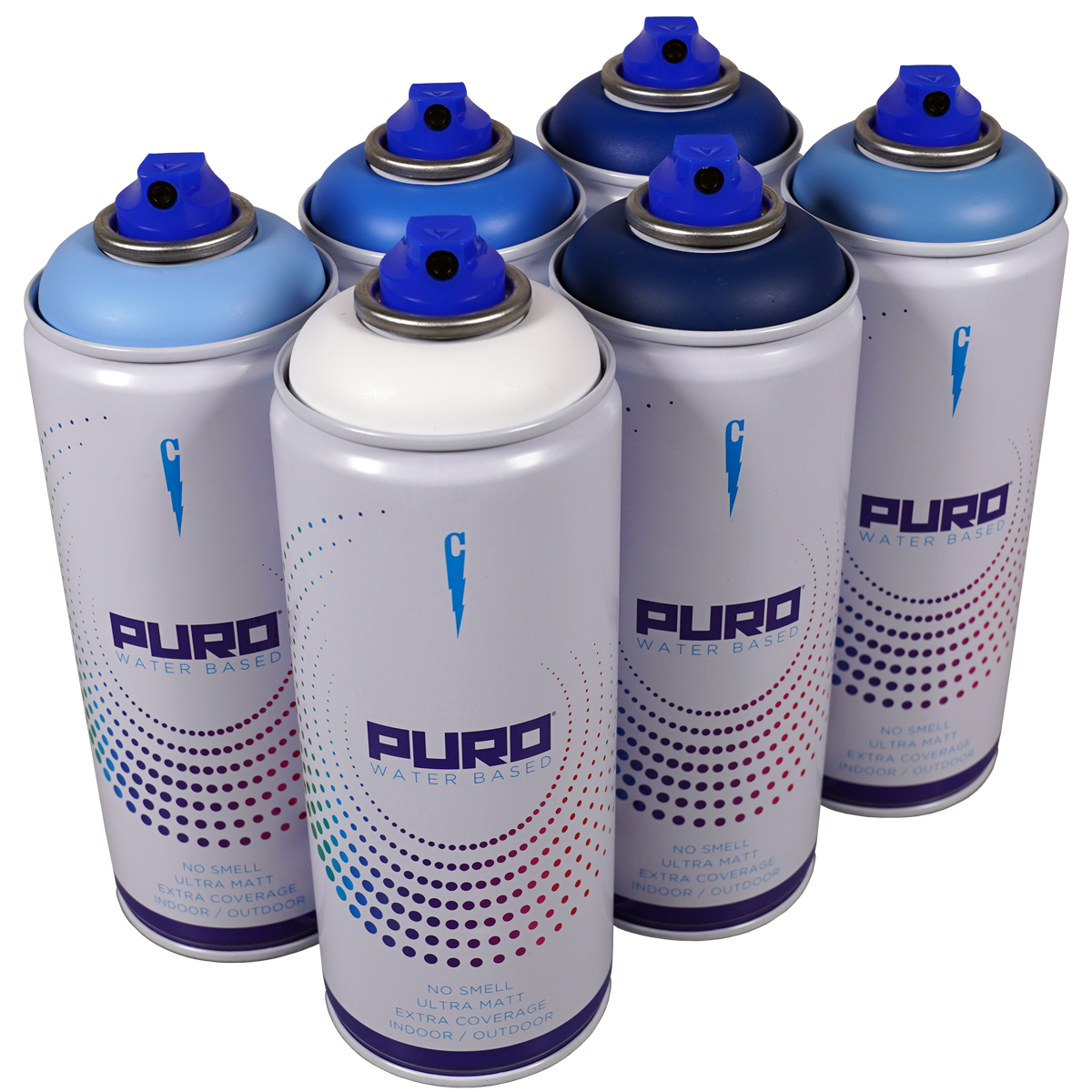Clash "Puro" Water Based - Ocean Tones (6x400ml)