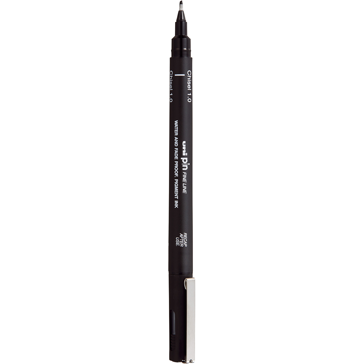 Uni-Ball "Fineliner" PIN Chisel (1mm) - Black