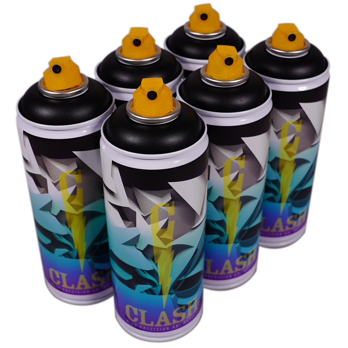 Clash "Six Pack " Black  (6x400ml)
