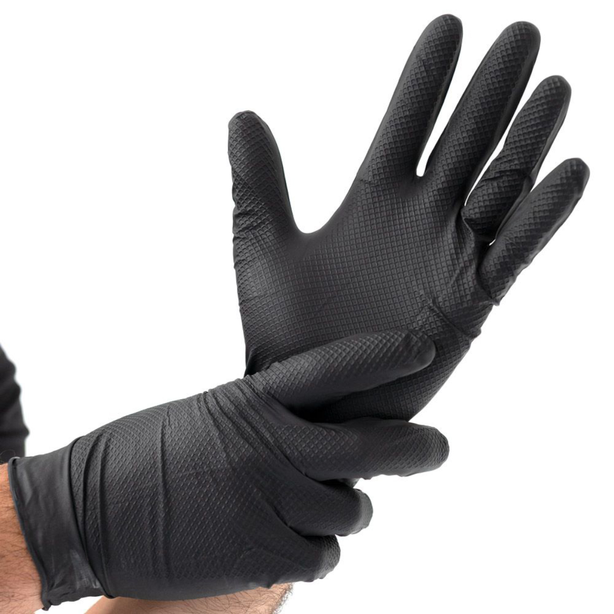 Hygostar Handschuhe "Power Grip Nitril" Black (50er Pack)