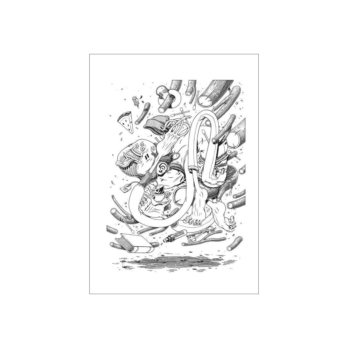 Weird_ColoringBook_01 Ausmalbuch "The Weird Coloring Book"