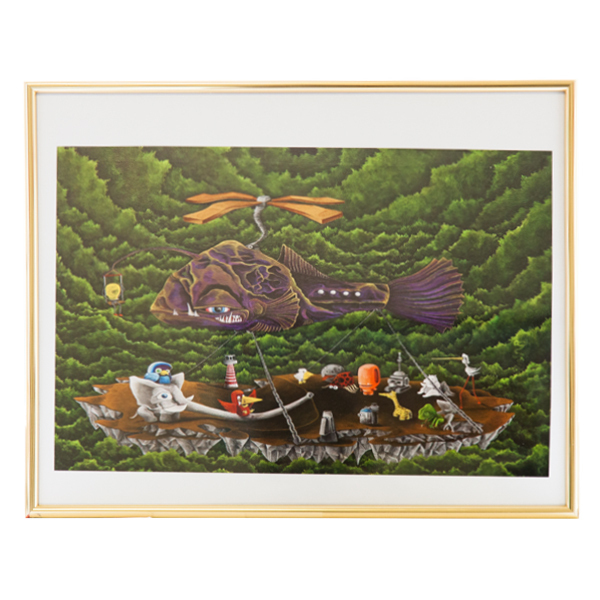 "Der Schmierfink - Last Odysee (Gerahmter Kunstdruck)" 40x50cm