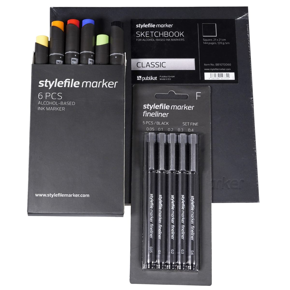 Stylefile Twin Marker "Sketch Starter Set" (12 Teile)