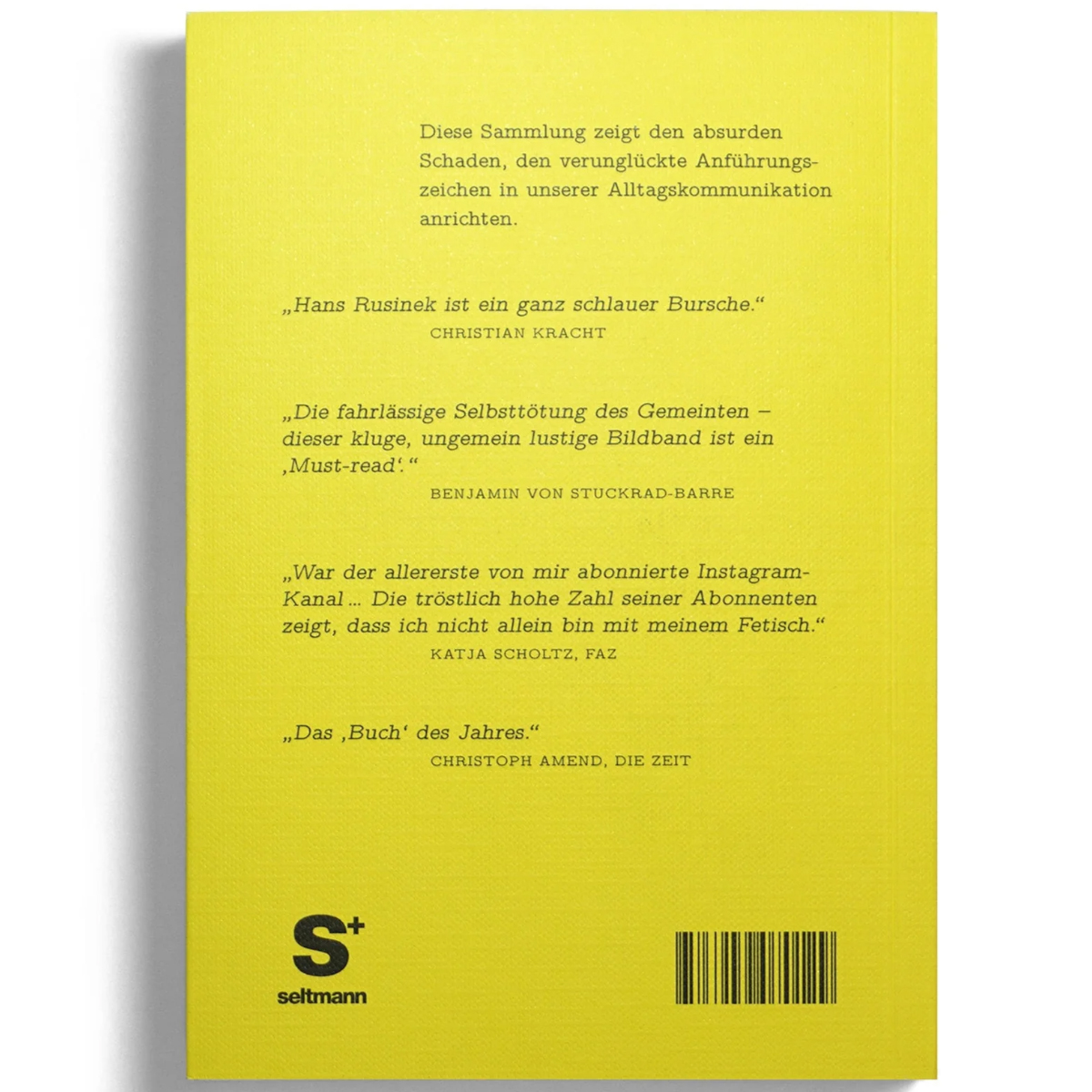 Buch "Das Buch der absurden Anführungszeichen" (Softcover)