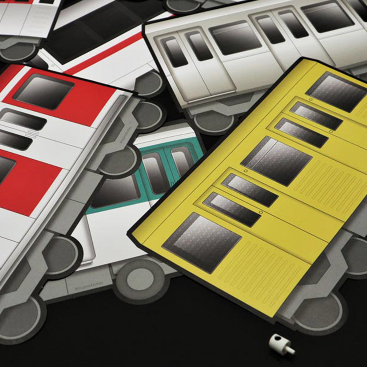 Underpressure "Train Sticker Medium A5" 12 Stk.