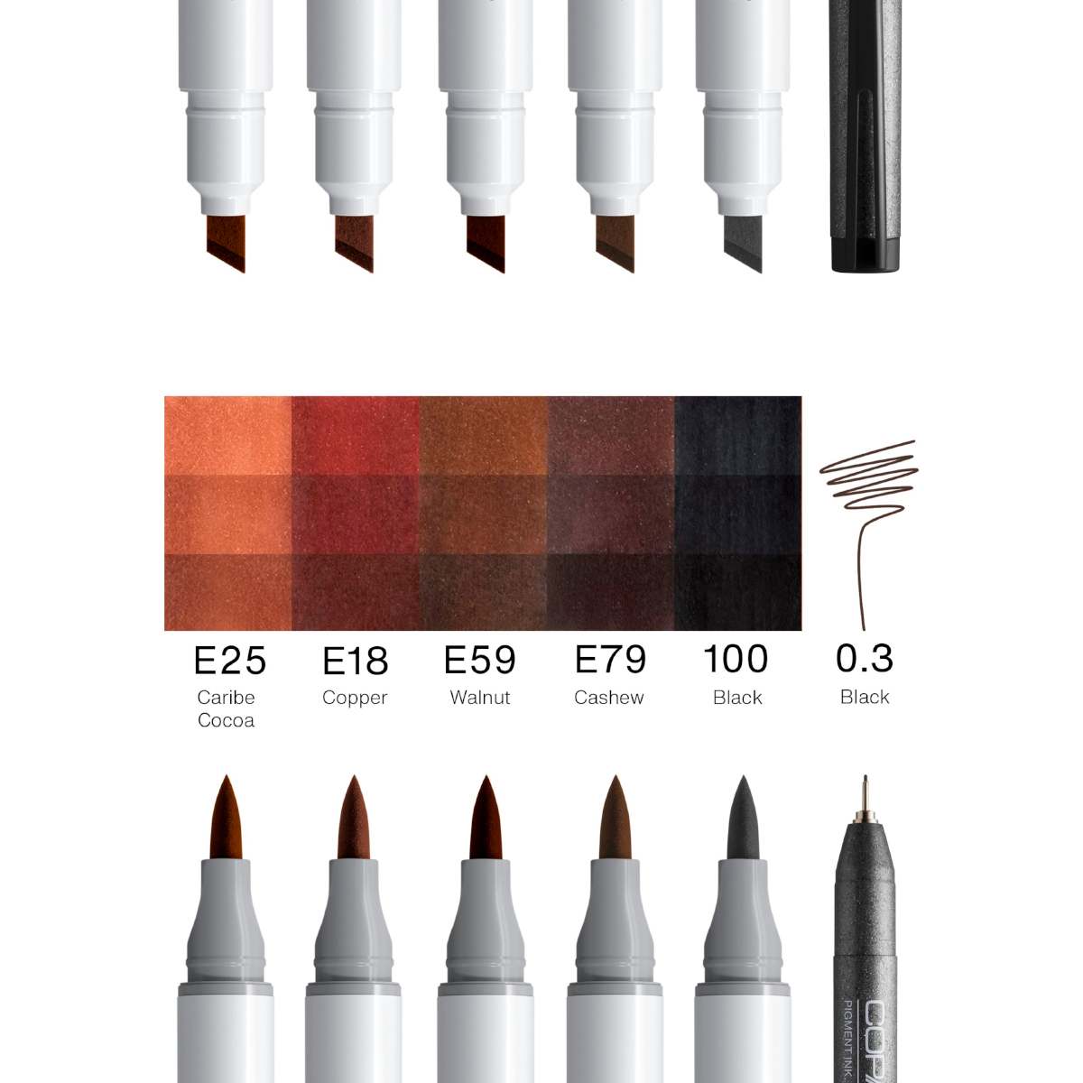 Copic "Ciao PORTRAIT 6er Set" Earth Charm