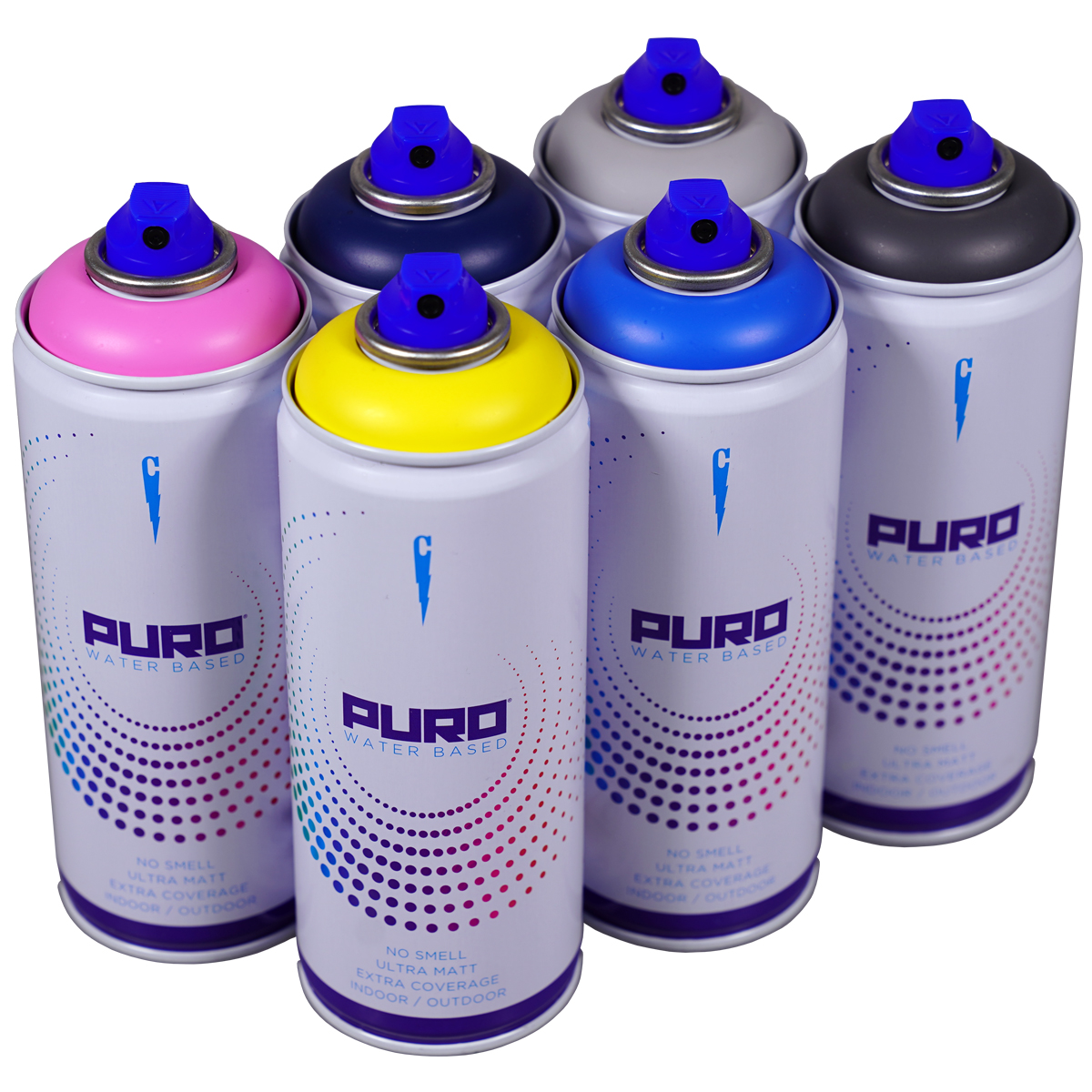 Clash "Puro" Water Based - Nice Tones (6x400ml)