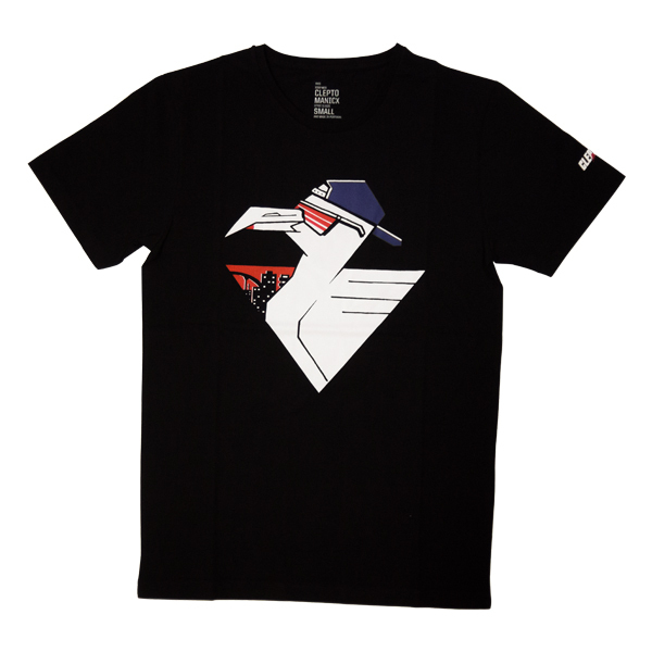 Cleptomanicx T-Shirt "Cool Gull" Black