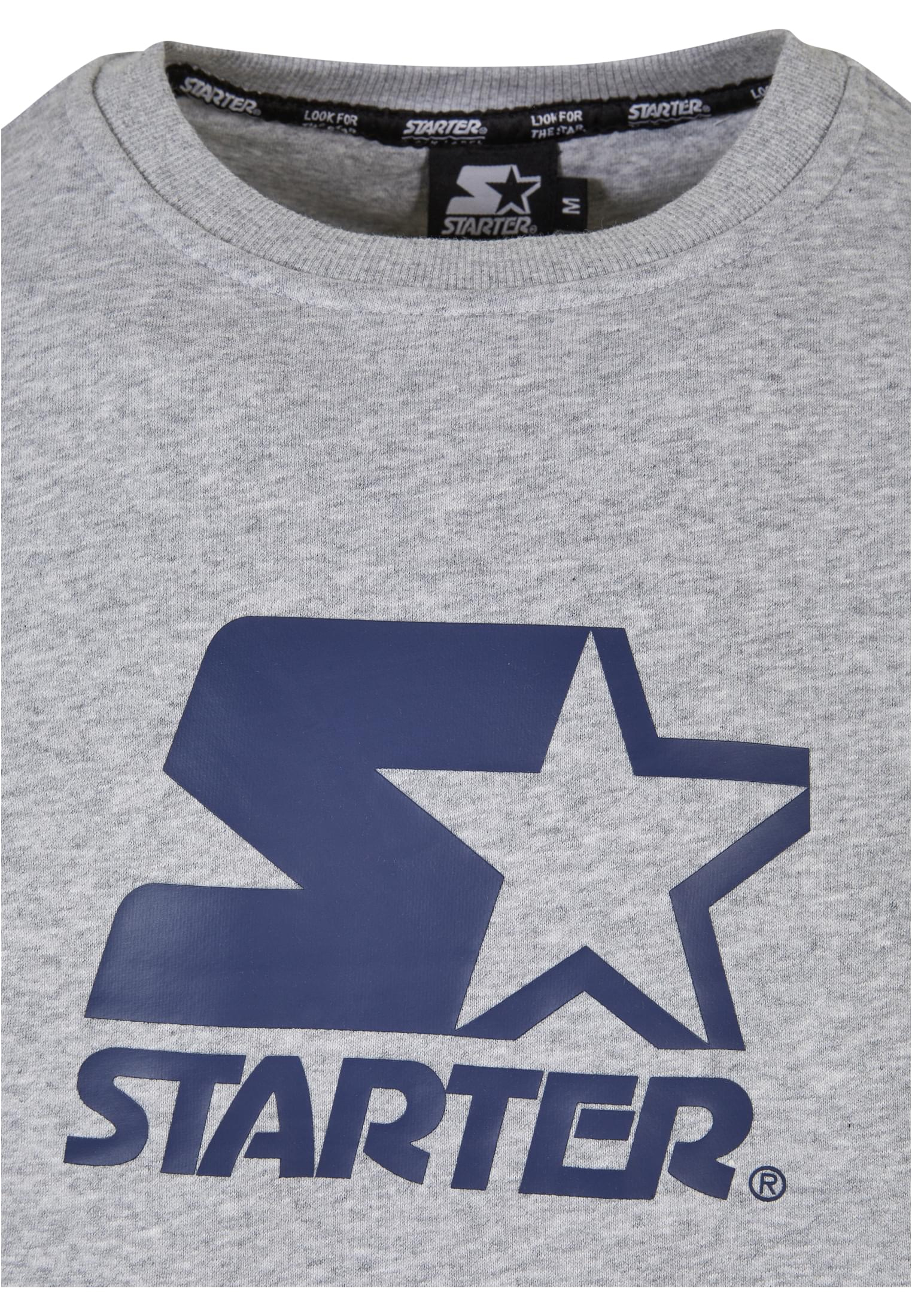 Starter_Logo_Crewneck_Heathergrey_02 Starter "Logo" Crewneck Heathergrey