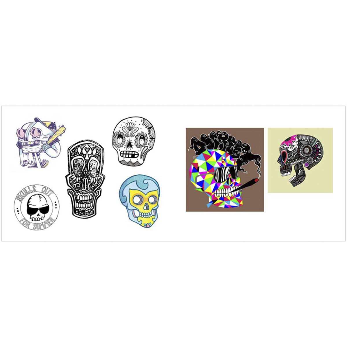 book_stickerbomb_skulls_5 Stickerbuch "Sticker Bomb - Skulls"