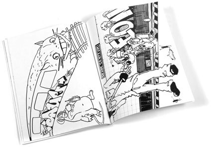 coloringbook5 Ausmalbuch "Graffiti Coloring Book #1"
