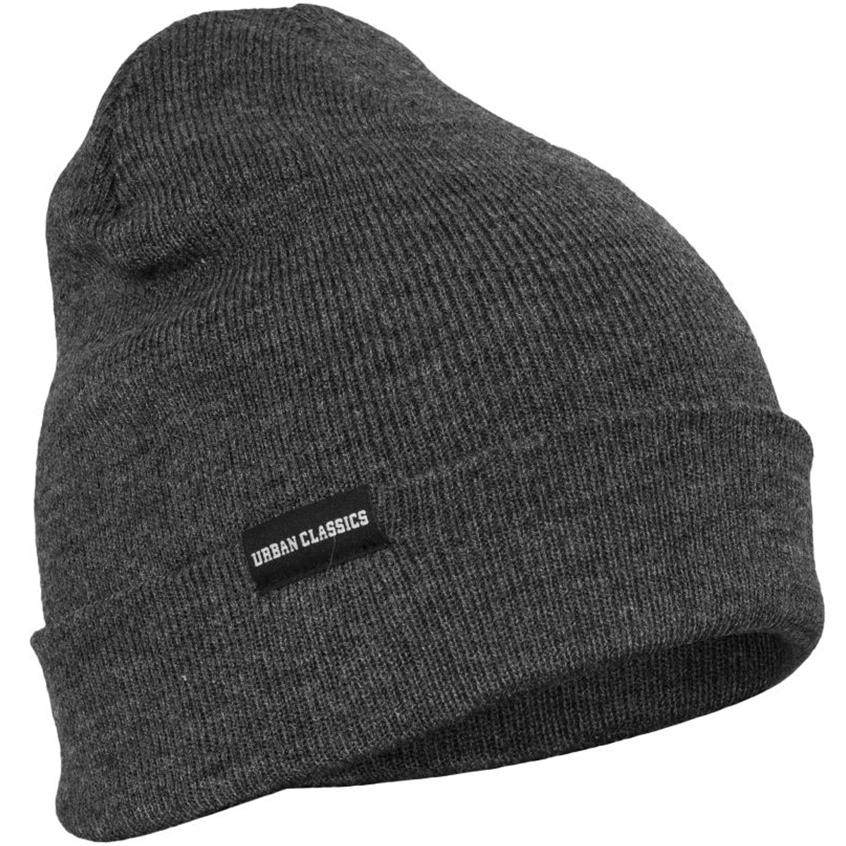 Urban Classics "Basic Flap Beanie" Charcoal