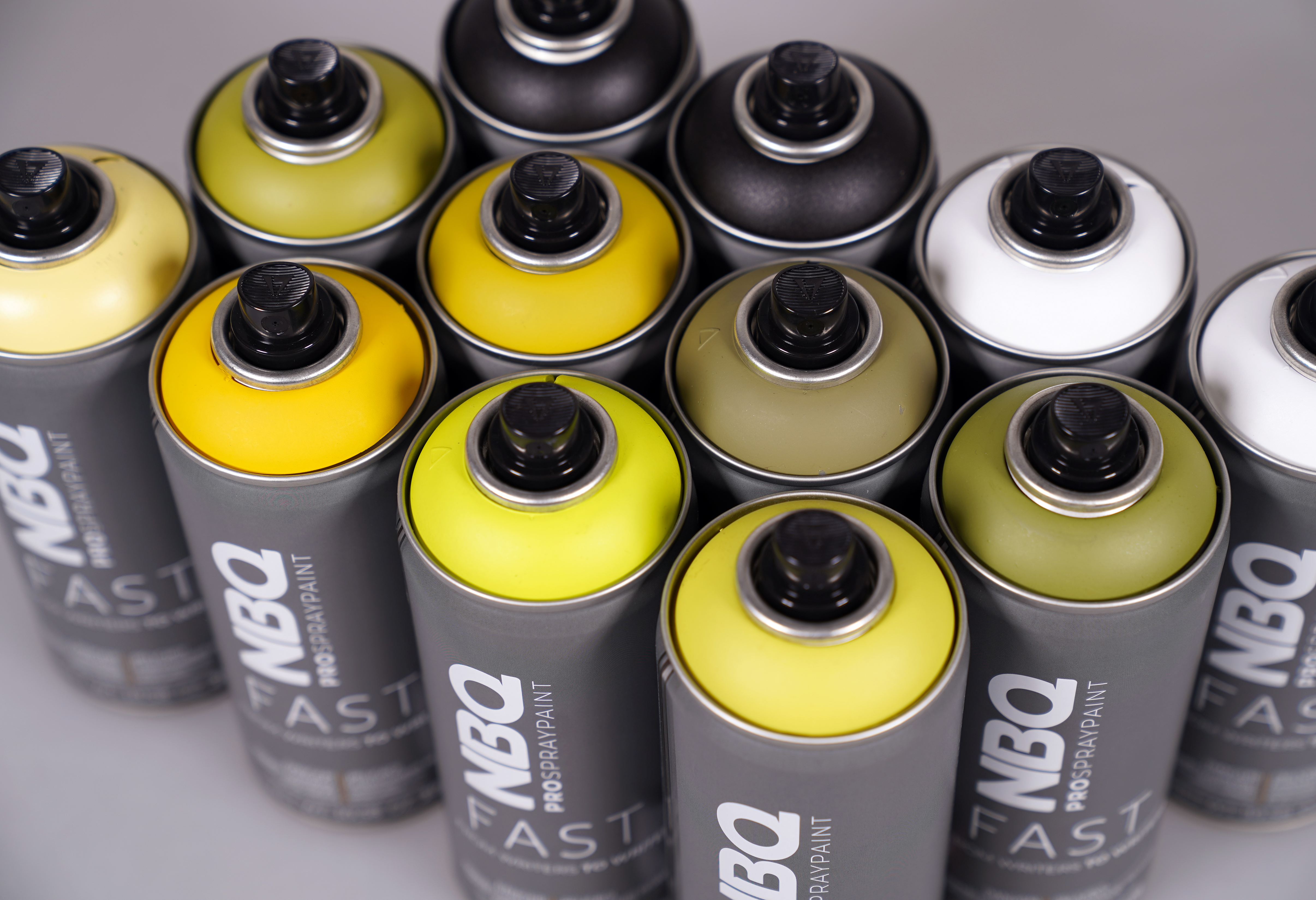 NBQ "New Fast" 12er Box Yellow Military (12x400ml)