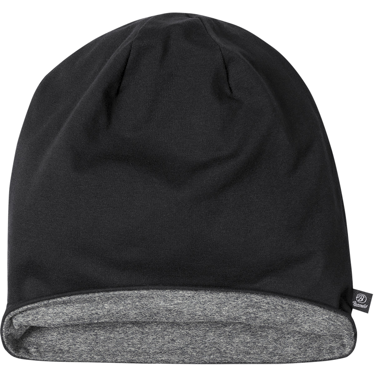 brandit_beanie_jerseycap_bicolor_black_anthrazit_1 Brandit "Jerseycap Bicolor Beanie" Black/Anthracite