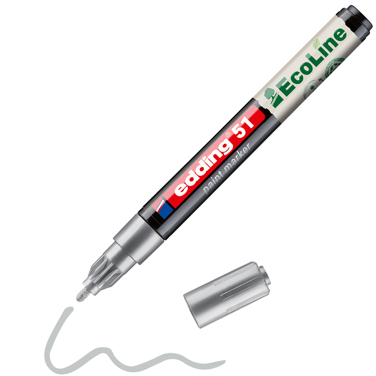 Edding "51" EcoLine Paintmarker (1-2mm) Silver