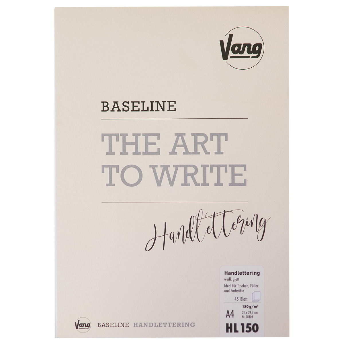 Vang "Baseline Block - Handlettering" (DIN A4)