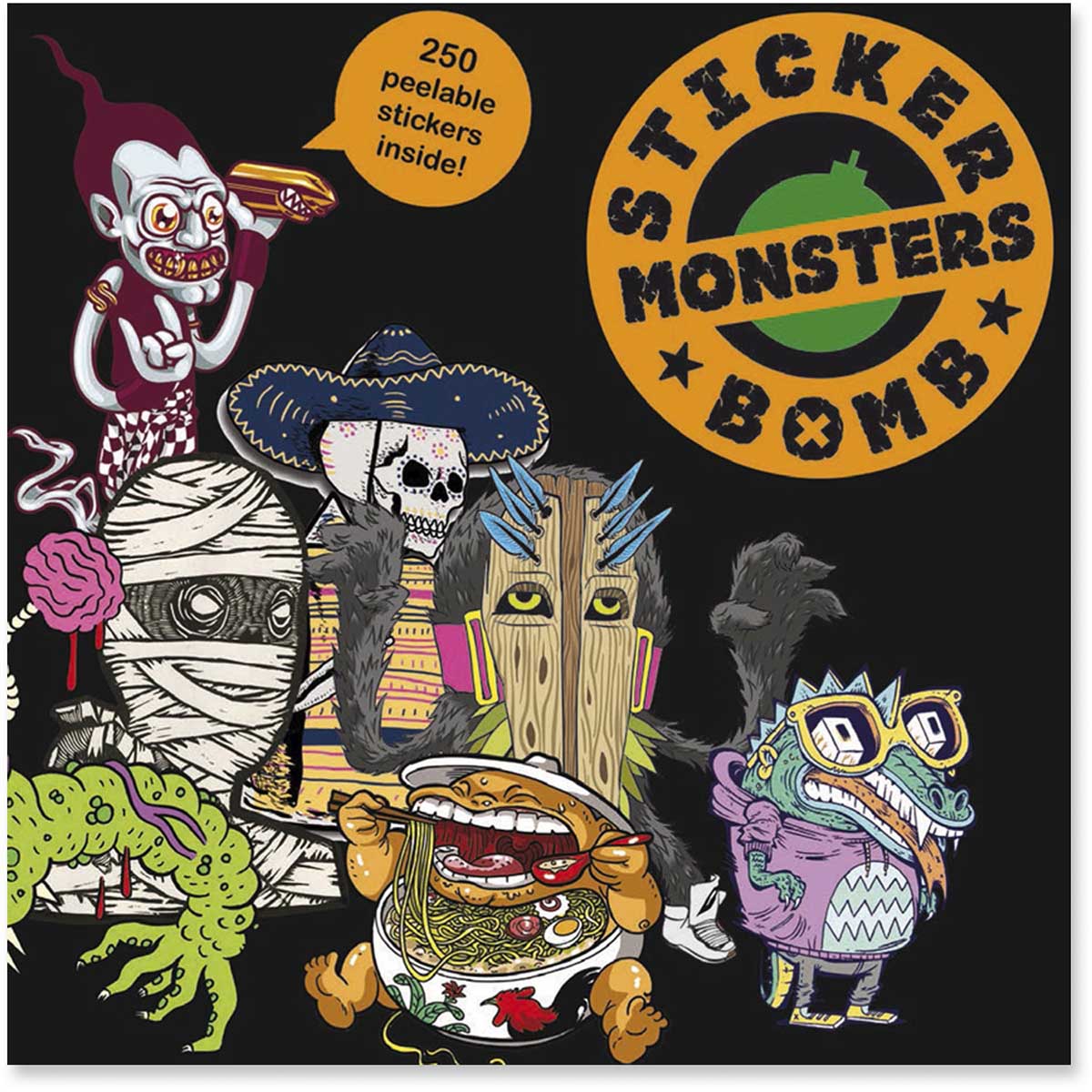 Stickerbuch "Sticker Bomb Monsters"