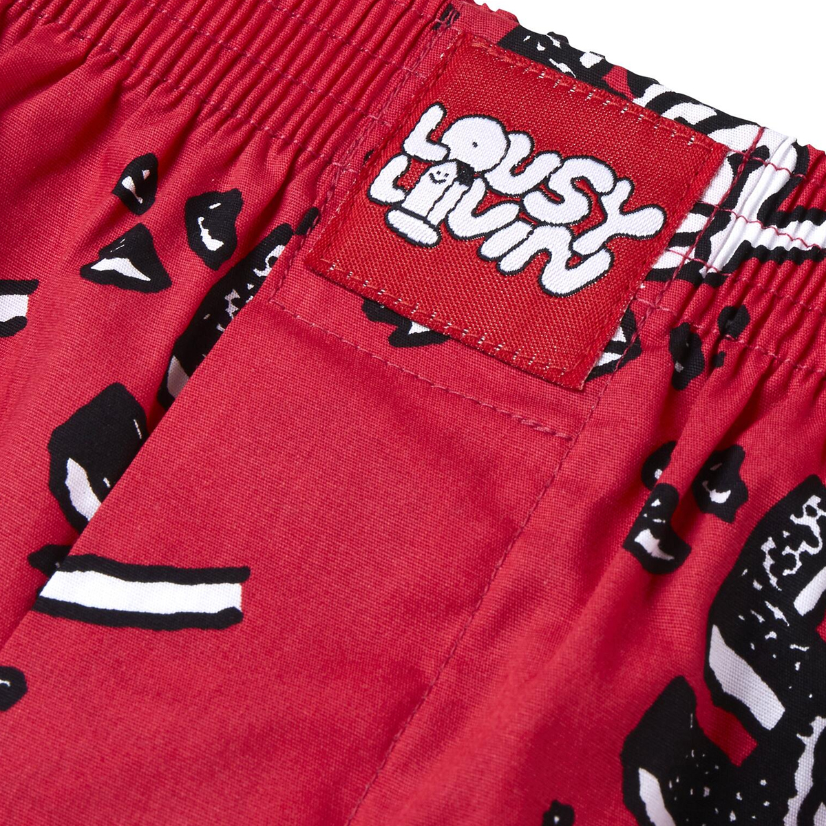 Lousy Livin Boxershorts "Smash" Red
