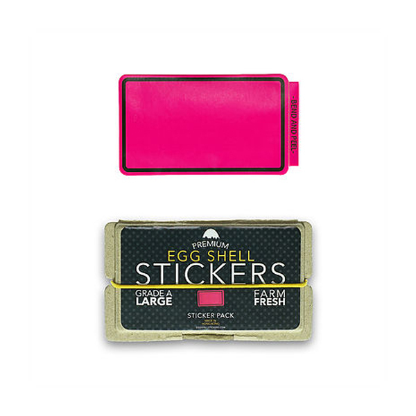 Eggshell Sticker "Pink Line Border" 80 Stk.