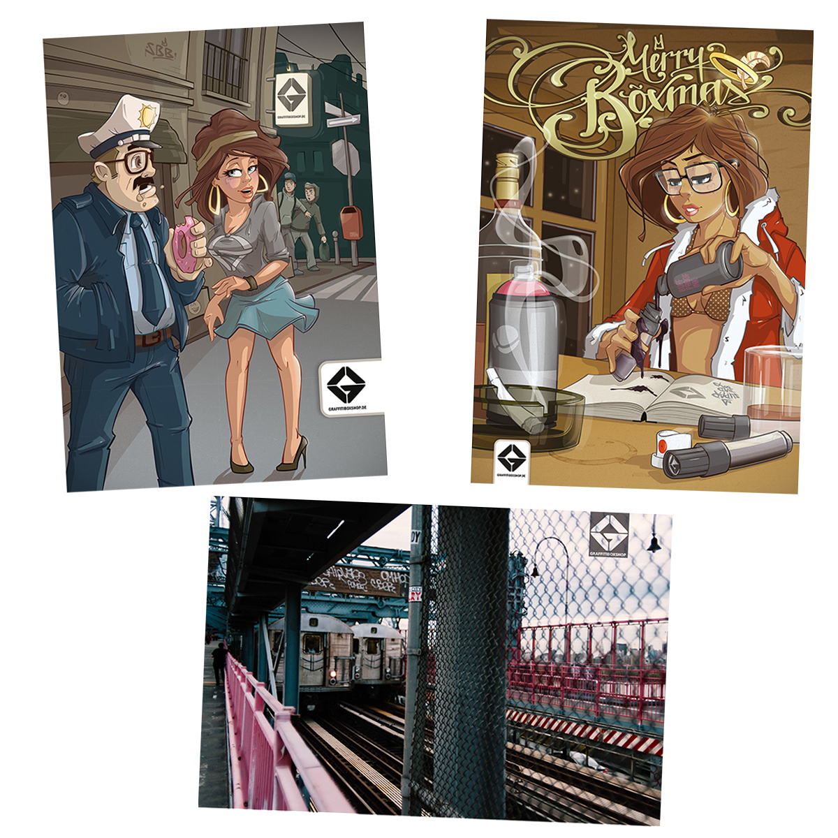 Graffitibox "3er Posterset #4" - DIN A1