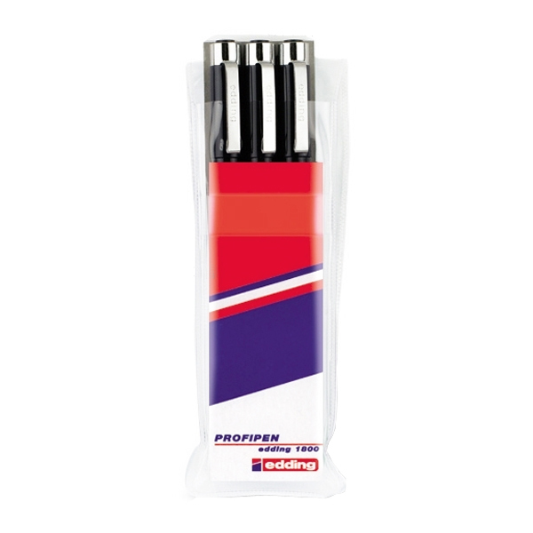 Edding "1800" Profipen 3er Set (0,1-0,5mm)