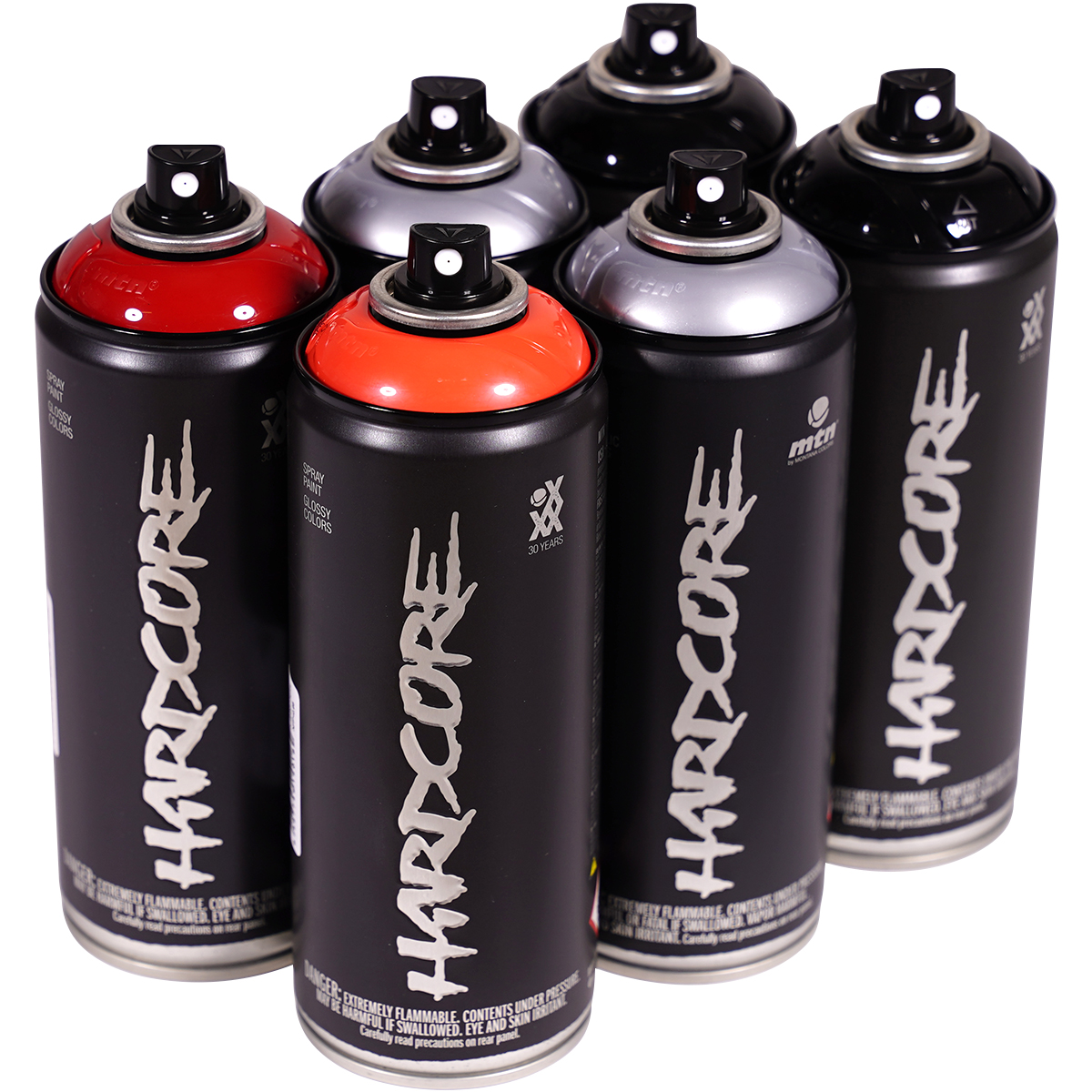 MTN "Hardcore 2 - Basic Bombing Box #2" (6x400ml)