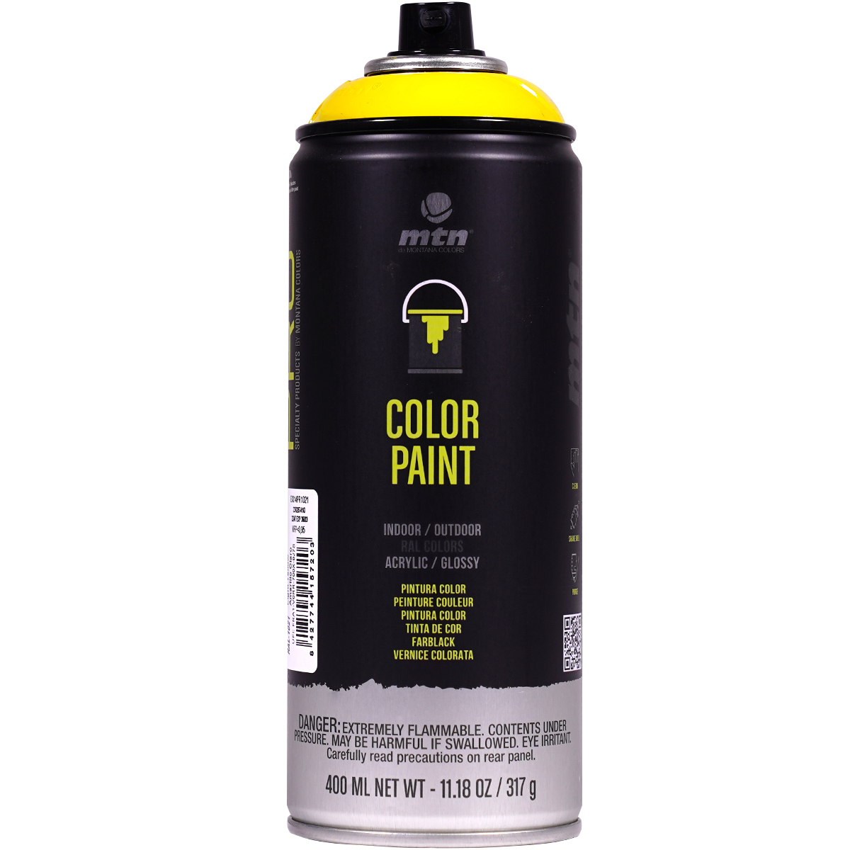 MTN Pro "Color Paint Acrylic RAL" (400ml) RAL-1021 Light Yellow